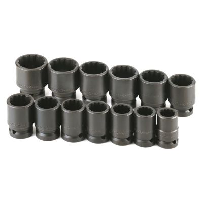 13 pc. 3/4" Drive 12-Point Std ThinWall Impact Socket Set