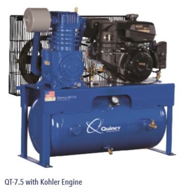 Quincy QT 10-HP 30-Gallon Two-Stage Air Compressor (10 HP Yanmar) Horizontal
