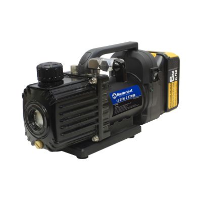Cordless 1.5CFM 2 stage vacuum pump with battery