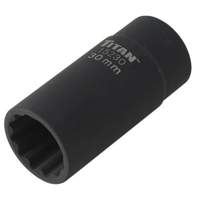 TIT15230 image(0) - 1/2" DR 12 POINT AXLE NUT SOCKET,