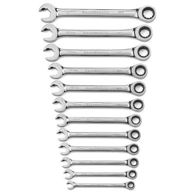 KDT85597 image(0) - 12 Pc. Metric Ratcheting Open End (Dual Ratcheting