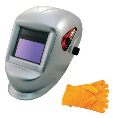 AST8077SE image(0) - DLX SOLAR AUTO-DARK WELD HELMET W GLOVES
