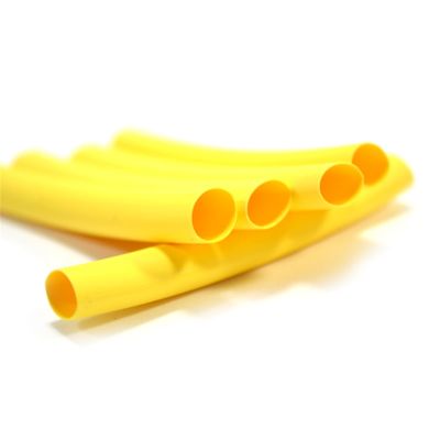3" Yellow Heat Shrink Wire Tubing 5/16" Thin Wall
