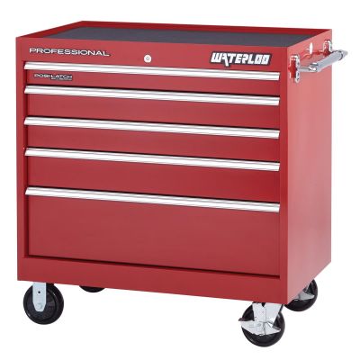 WATPCA-40524RD image(0) - Waterloo Pro HD Series 40 in. Roller Cabinet with