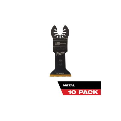 MLW49-25-1269 image(0) - Milwaukee OPEN-LOK 1-3/4" TITANIUM ENHANCED BI-METAL METAL BLADES 10PK