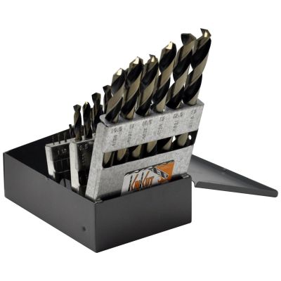 KNK25KK5M image(0) - KnKut 25 Piece Metric Jobber Length Drill Bit Set M1 - M13 x 0.5MM