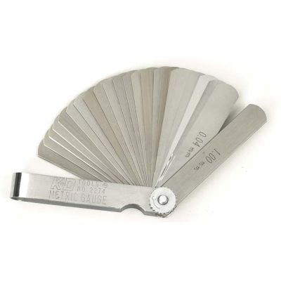 KDT2274 image(0) - SPARK PLUG GAUGE METRIC .04 TO 1.00MM