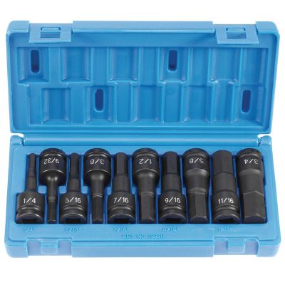 GRE1398H image(0) - 10PC 1/2" DR HEX DRIVER SET