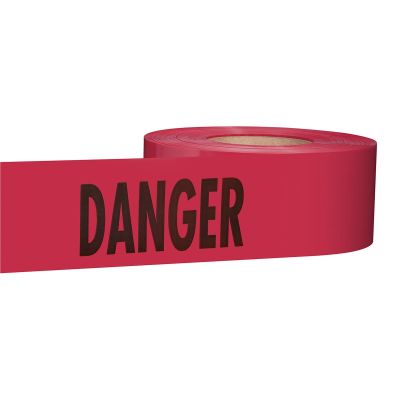 MLW77-1004 image(0) - 1000 ft. Premium Red Barricade Tape - Danger