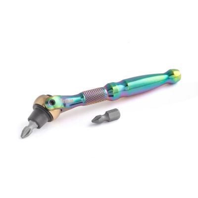 TIT11327 image(0) - 1/4 in. Drive Titanium Swivel Head Micro Bit Driver