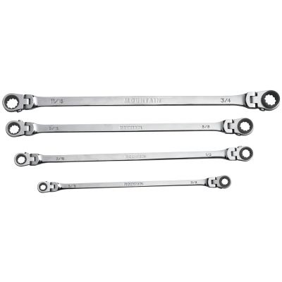 MTNRF7 image(0) - Flexible Reversible SAE Ratchet Wrench, 4-piece (12, 14, 16 & 18”)