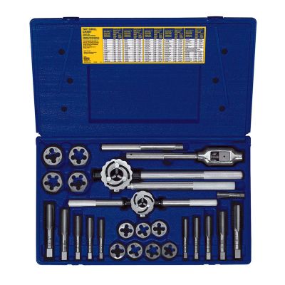 HAN97311 image(0) - 25 PC. METRIC TAP & HEX DIE SET