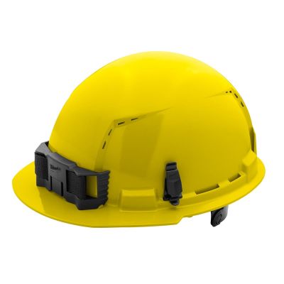 MLW48-73-1222 image(0) - Yellow Front Brim Vented Hard Hat w/6pt Ratcheting Suspension - Type 1, Class C