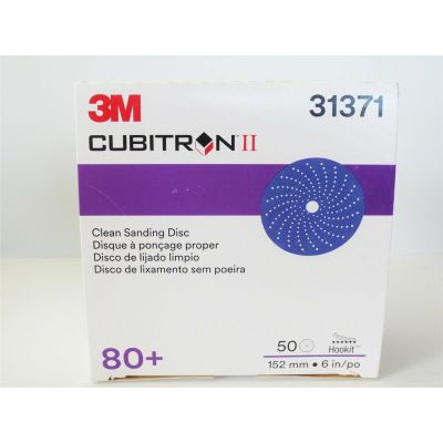 MMM31371 image(0) - Cubitron II Hookit Clean Sanding Disc 6" 80 grit