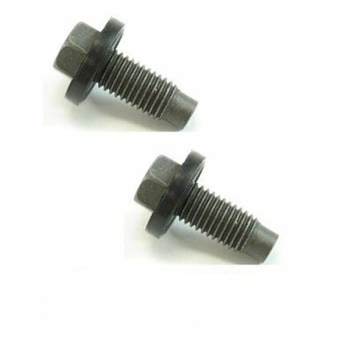 Drain Plug 12mm - 1.75 Rubber Molded Around Washer Face 15mm HEX, Dog Point (5-Pack)