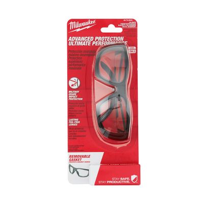 Clear Hi-Performance Safety Glasses w/ Gasket