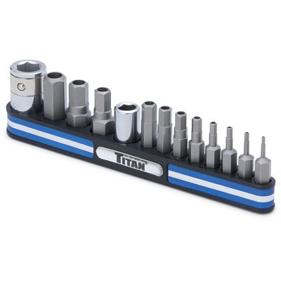 Titan 13-Piece Tamper Resistant Metric Hex Bits Set