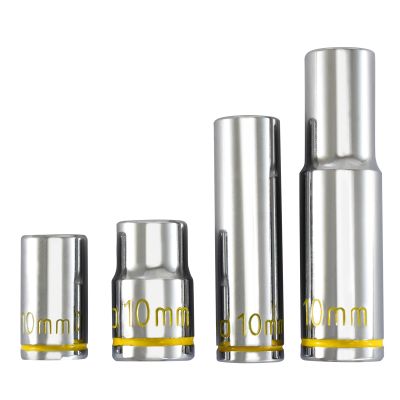 Astro Pneumatic 4-Piece UV Glowing 1/4" & 3/8" Drive 10mm Sockets