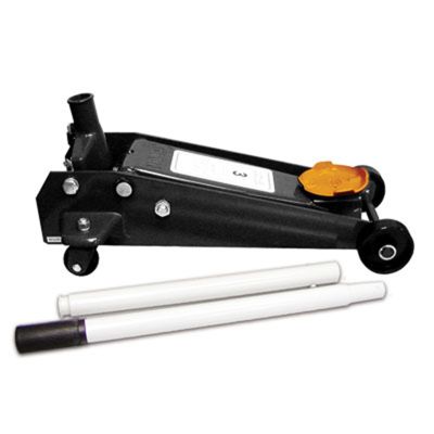 Hydraulic Floor Jack, 3 Ton Capaity, 5" to 19" Lifting Range, with Swivel Steel Casters