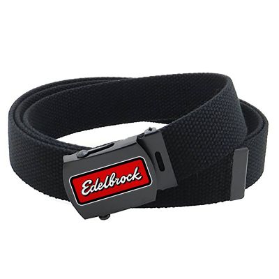 Edelbrock Badge Web Belt Black