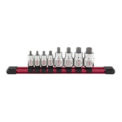 Sunex Tools 1/4 in. & 3/8 in. Drive Stubby Fractional SAE Fractional Hex Bit Socket Set