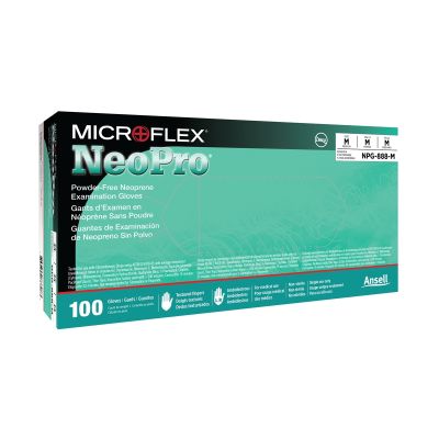 NEOPRO NEOPRENE EXAM GLOVES L 100PK