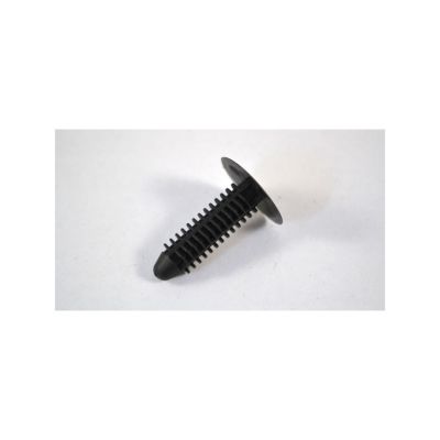 Black Universal Nylon Hood Shield Retainer; Head Diameter 3/4" (25/Bag)