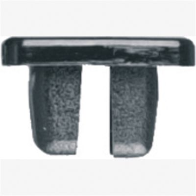 Screw Grommets Blk Nyl Fits 9Mm Square, Screw size: #10, Qty: 100, Other: 90189-06018
