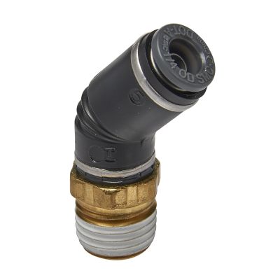 45 Swivel Male Elbow 1/4 IN Tube X 1/4 IN NPT (2)