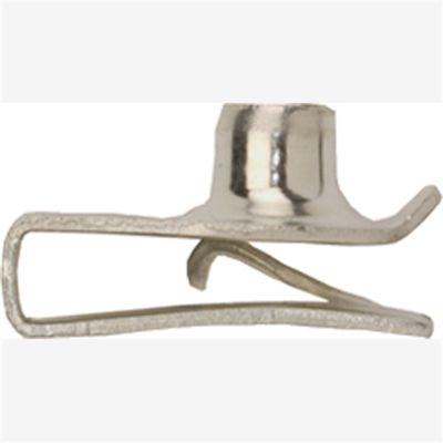 Extruded Nut Bright Zinc Center Of Hole To Edge 15/32", Screw: 10-24", Range: .025"/.125", Qty: