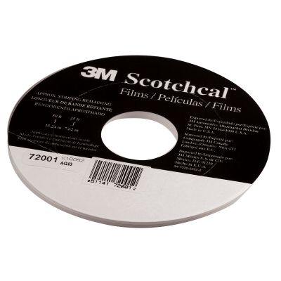 3M Scotchcal Striping Tape Tape, White, 3/16" x 150' (2 Rolls per Pack)