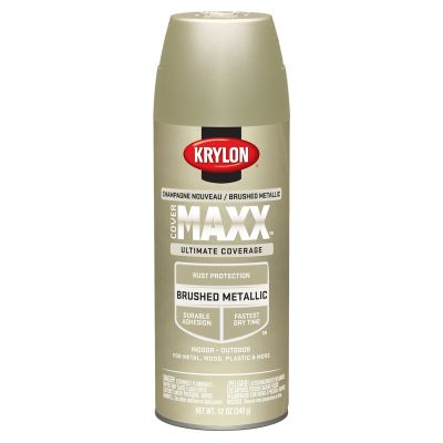 Krylon Covermaxx Paint+Primer; Champagne Nouveau; 12 oz. Aerosol