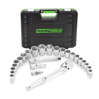 26PC 1/2 IN Dr Ratchet and Socket Set