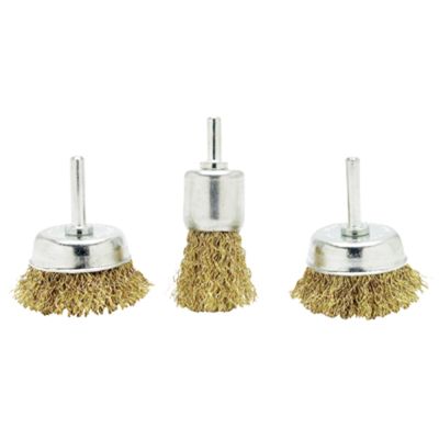 3 pc Rotary Wire Brush Set