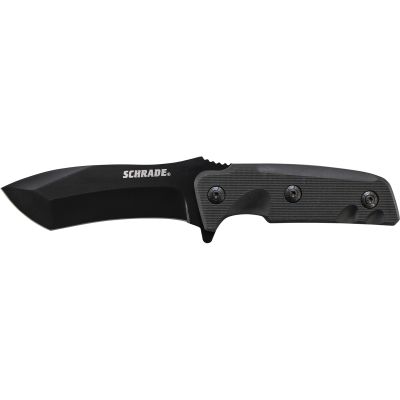 Schrade Full Tang Drop Point Tanto Re-Curve Fixed Blade Knife