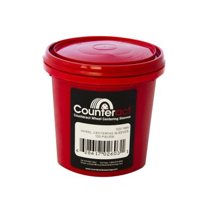 100PK Counteract Wheel Centering Sleeves