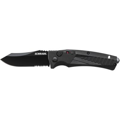 Schrade Push Button Lock Folding Knife