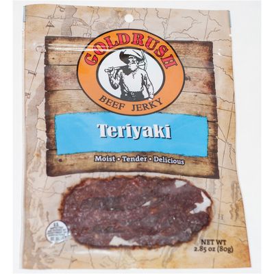 Teriyaki 2.85 oz. Goldrush Beef Jerky 12-ct Case