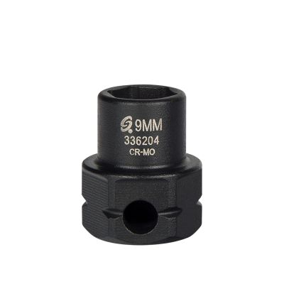 Sunex Tools 3/8 in. Drive 6-Point Low Profile Impact Socket w/ Hex Shank, 9 mm