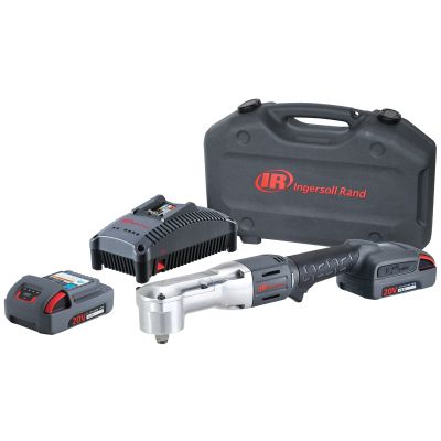 1/2 in. 20V Cordless Right Angle Impact with Charger and (2) BL2010 20V Li-Ion Batteries