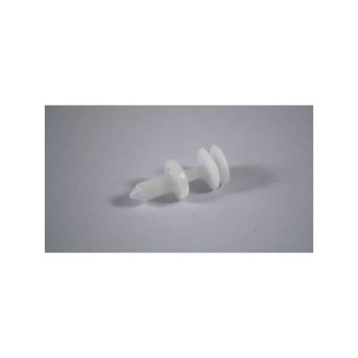 White Nylon Push-Type Door Trim Panel Retainer Head Diameter 9/16" (100/Bag)