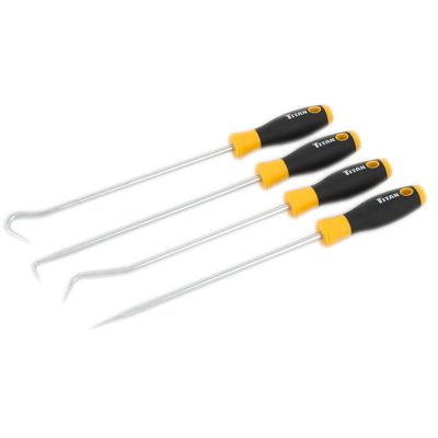 Titan 4-Piece Extra Long Pick & Hook Set