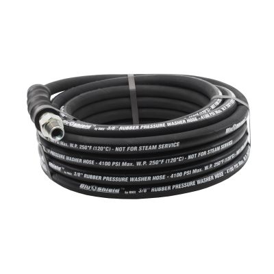 BluBird BluShield Rubber Pressure Washer Hose, 3/8 in. x 100 ft.