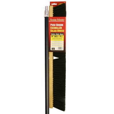 24 in. Med. Sweep Broom with Handle