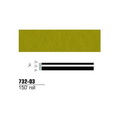 3M Gold Metallic Pinstripe 1/4" x 150' Roll (2 Rolls per Pack)
