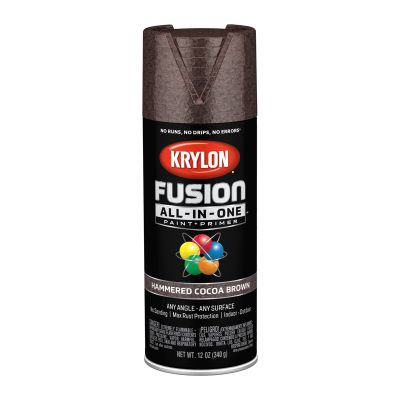 Krylon Fusion All-In-One Paint + Primer, Hammered Cocoa Brown