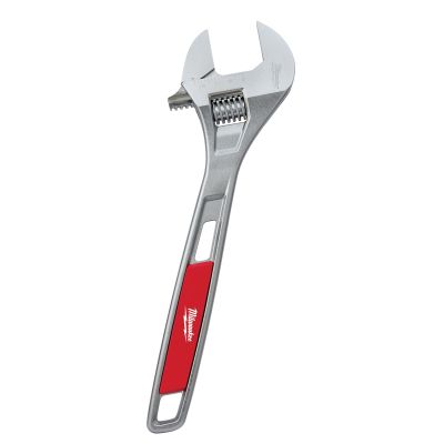 Milwaukee 15 in. Chrome Plated Adjustable Wrench