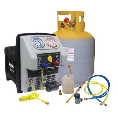 Mastercool HD Recovery Machine with 50 lb. DOT tank