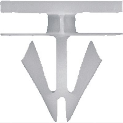 Rocker Panel Moulding Clip White GM, Size: 7/16", Size: 9/16", Qty: 100, Other: 10443956