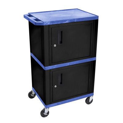 Audio-Visual Tuffy Cart - Double Cabinet